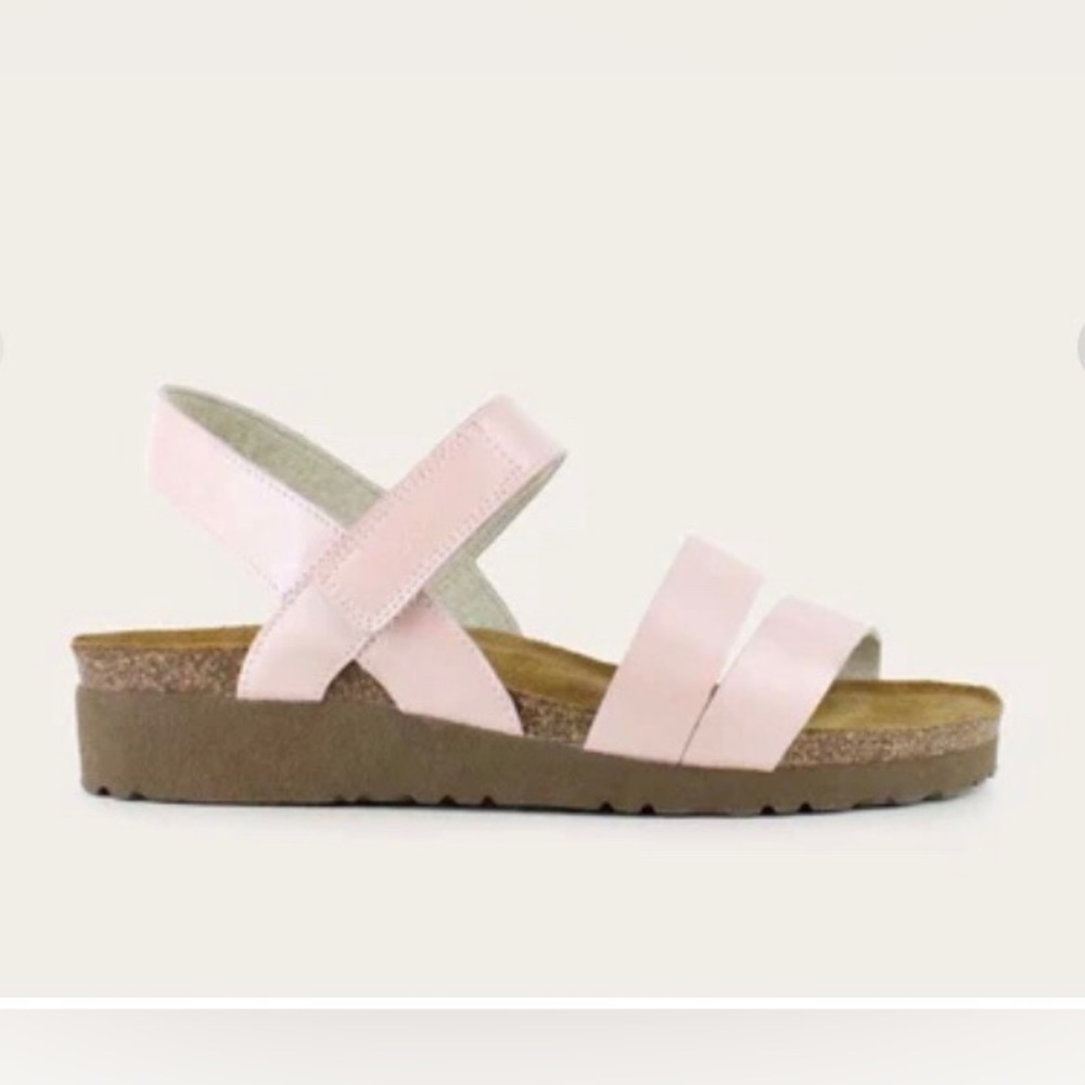 NAOT Pink Leather Slingback Comfortable Sandals 9